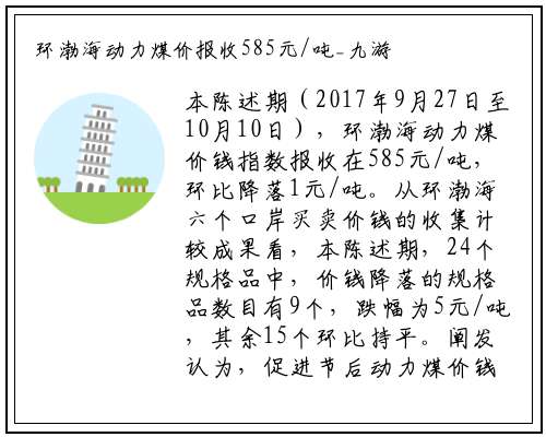 环渤海动力煤价报收585元/吨_九游会j9官方网站